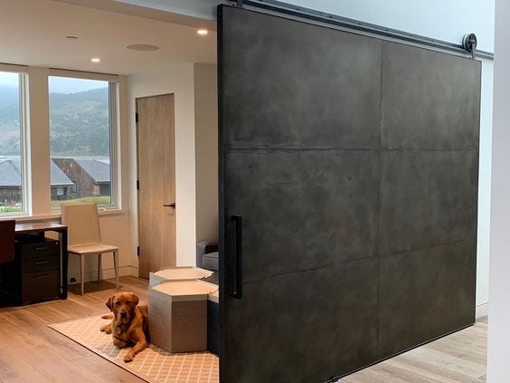 Embracing Elegance: The Timeless Allure of Metallic Barn Doors in Modern Interior Design  by 