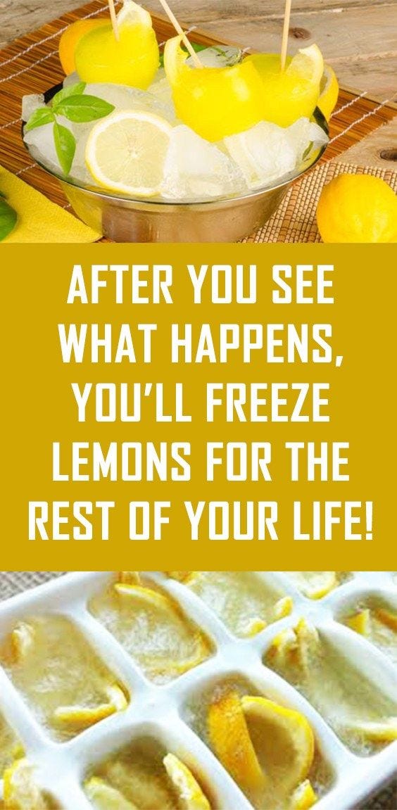 After You See What Happens, You’ll Freeze Lemons for the Rest of Your