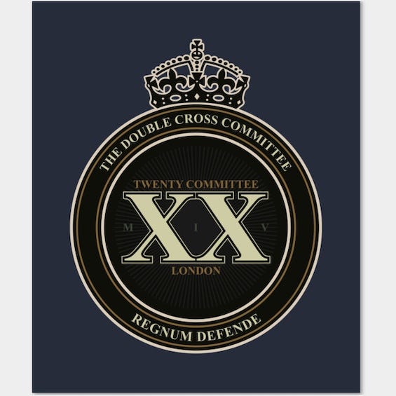 An inter-service group called the XX Committee planned Operation Double Cross to shield the timing and location of the Normandy Invasion. Image: Tee-Public