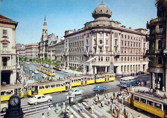Budapest in the 1960s, where the climactic scene in Karla’s Choice take place. Image: transpress.nz