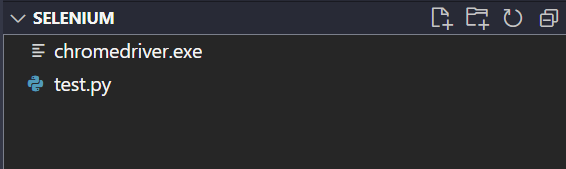 Folder structure python selenium code