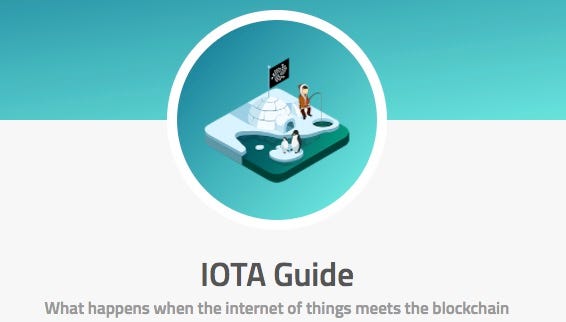 IOTA: what happens when IoT meets blockchain: a really simple guide ...