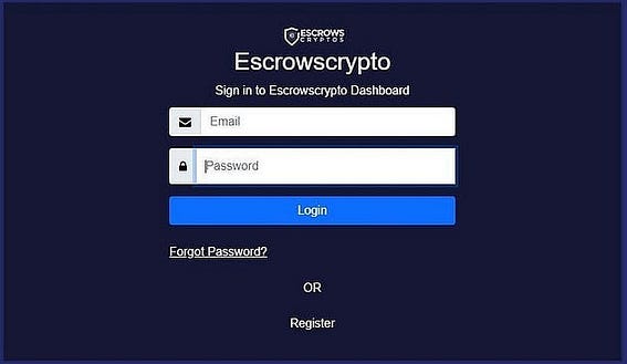 Dark Web Escrow