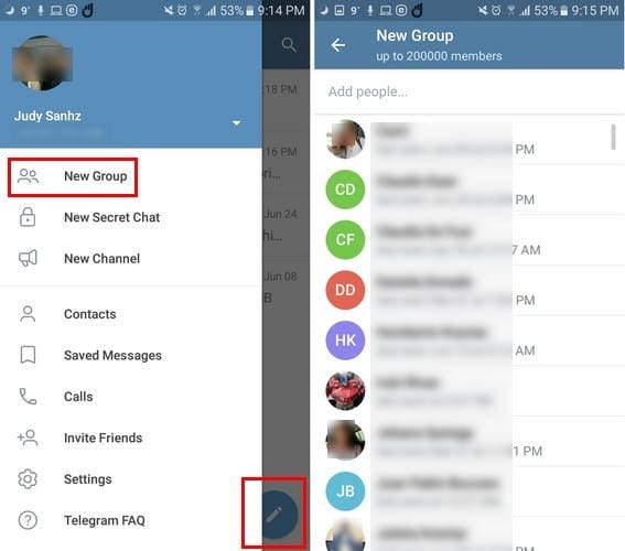 How to Add People to the Telegram App or a Specific Group