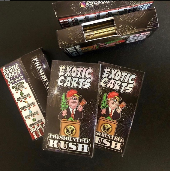 Buy Exotic Carts Presidential Kush Flavor Exotic Carts Medium