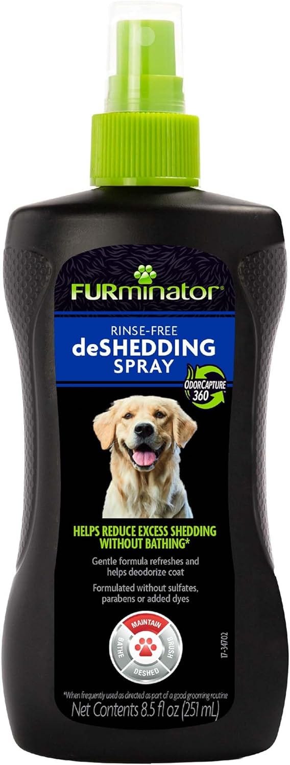 FURminator RinseFree deShedding Spray for Dogs, 8.5 oz by KingoDOG