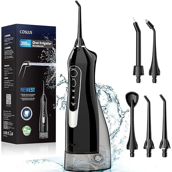 Comparative Review COSLUS Water Dental Flosser vs. Philips Sonicare