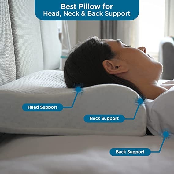 This Travel Pillow Supports your Head in any Position 