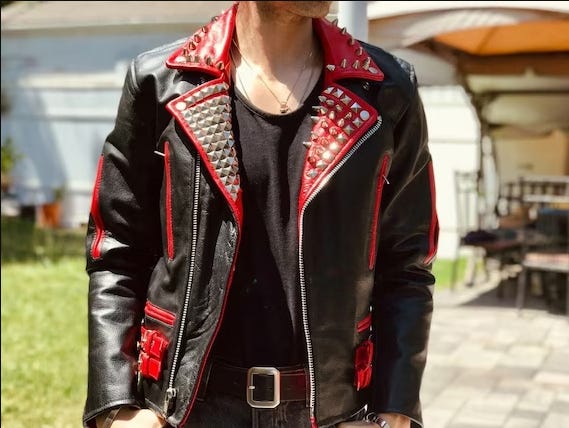 Punk Leather Jacket — Bold and Edgy Fashion Statement for Men and Women ...