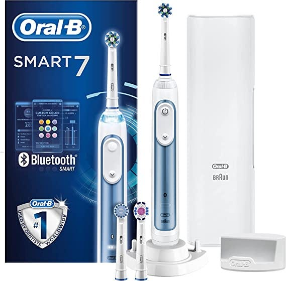Oral-B Smart 7 Electric Toothbrush with Smart Pressure Sensor, App  Connected Handle, 3 Toothbrush Heads | by TodayDeals | Medium