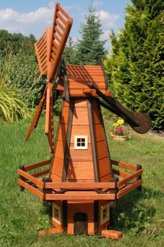 Mulino a vento in legno 1.20 m