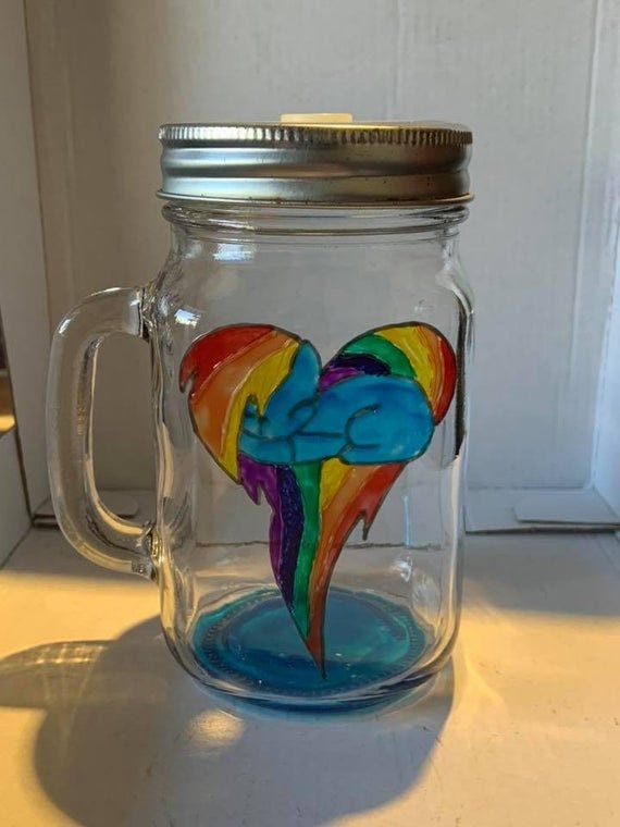 Rainbow Dash Jar | My little Pony Jar Cum Story | by Entrepreneurial