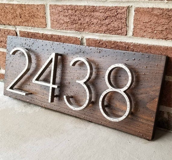 Ways To Display House Numbers Signs by Nisha Sundrani Medium