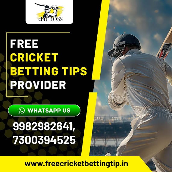 Free Cricket Betting Tips by FreeCricketBettingTip.in