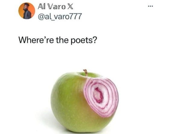 Aboki s Onions in Apple Clothing I saw this weird picture on  