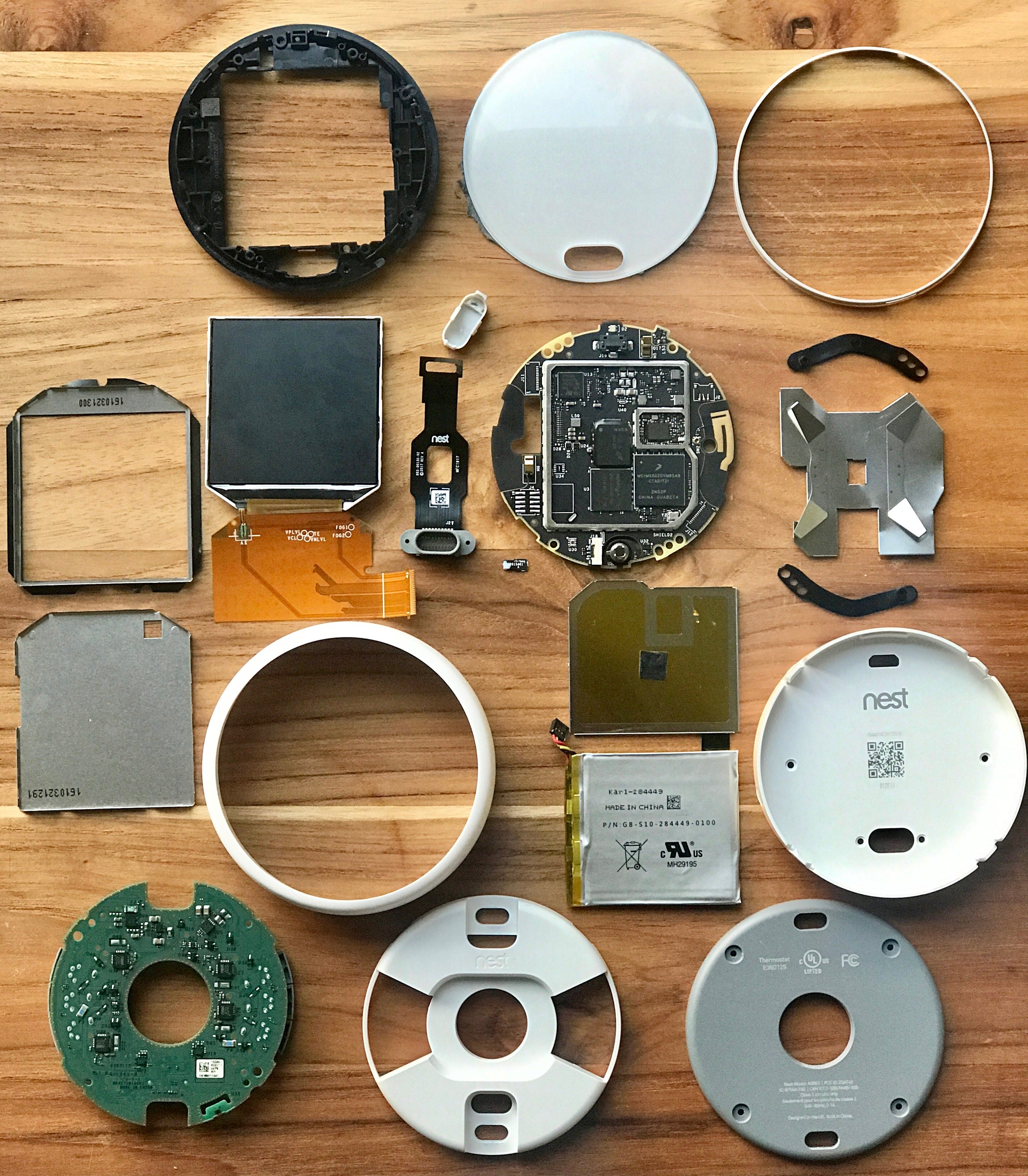 Nest Thermostat E teardown, and on making beautiful devices for the home, by Justin Alvey