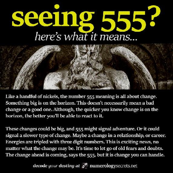 what do 555 mean spiritually        <h3 class=