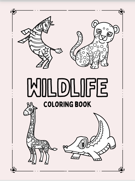 Adorable Animals Coloring Page