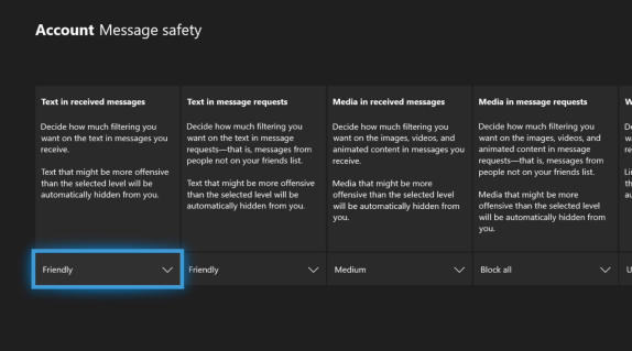 Xbox adds new safety settings to text messaging | by Dave W Shanahan |  Medium