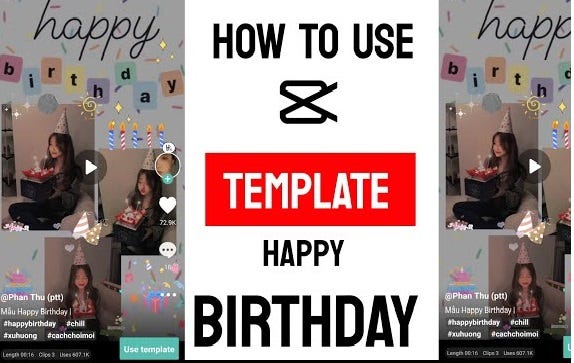 30+ New Happy Birthday CapCut Templates Link 2023 | by zidi girl | Sep ...