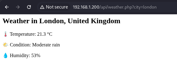 🌤️ What Is an API? And How I Built a Weather App with It Using PHP ...