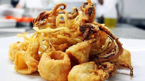 Comer rabas (en Madrid)