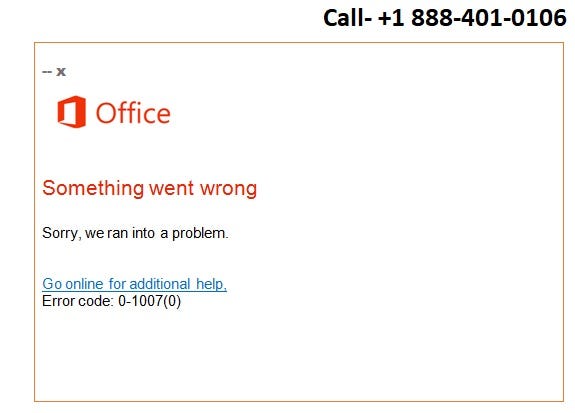 Easy Ways For Fixing The Microsoft Office Error Code 0–1007(0) | by ...