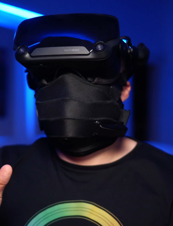 Phasma collides with VR headset