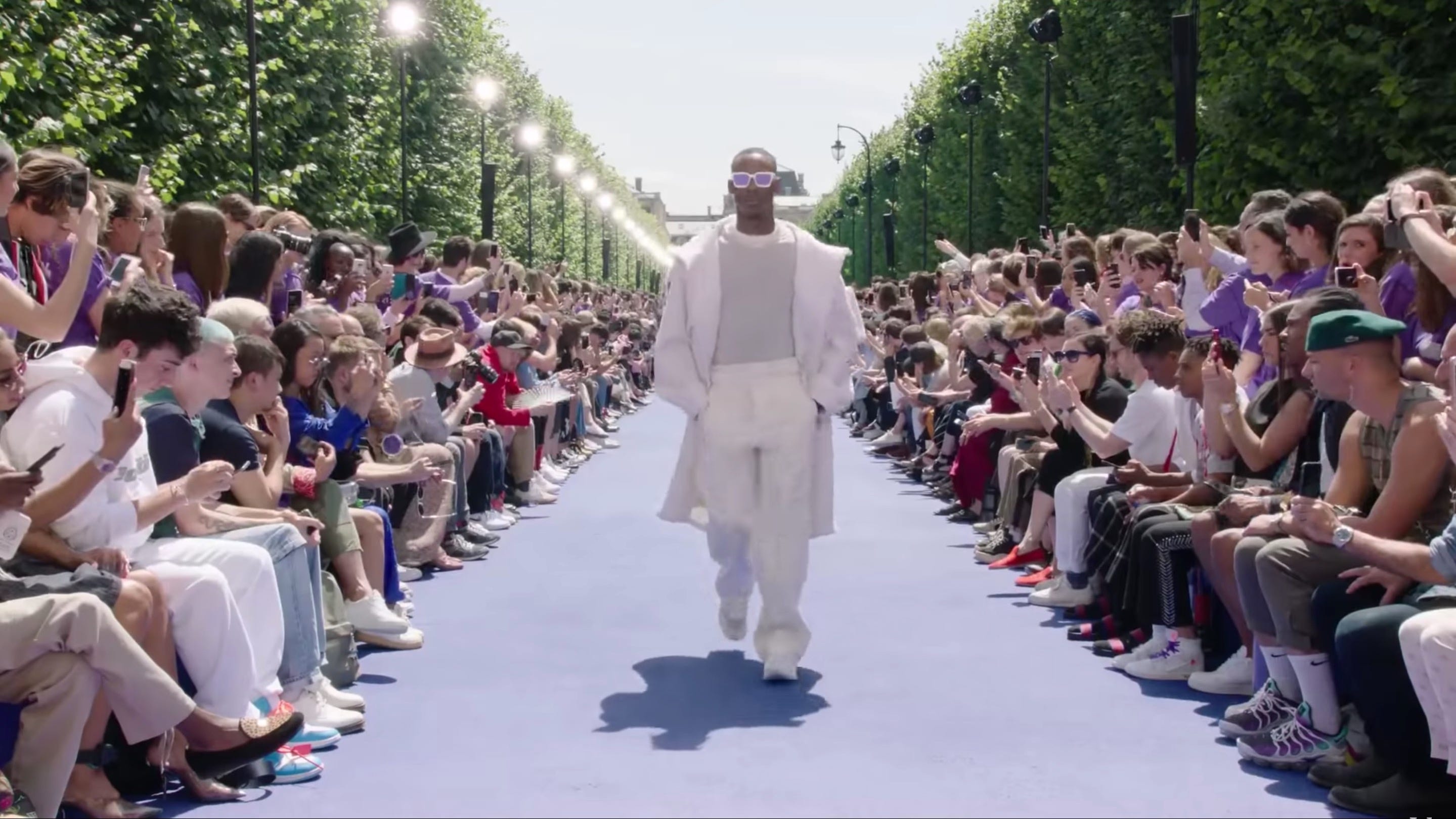 Travis Scott Louis Vuitton Menswear Show in Paris June 21, 2018