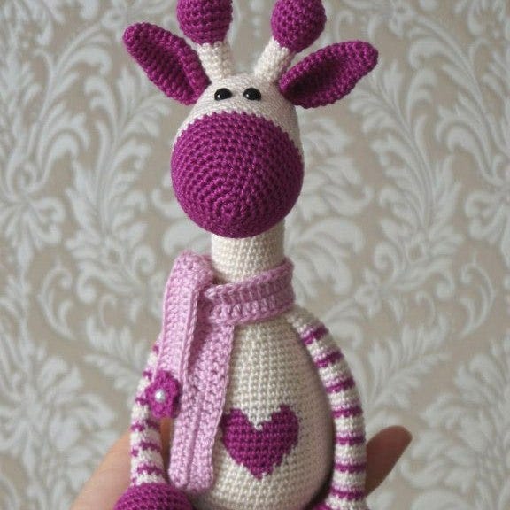 Амигуруми Жираф С Сердечком Крючком: Описание | By Handcraft.