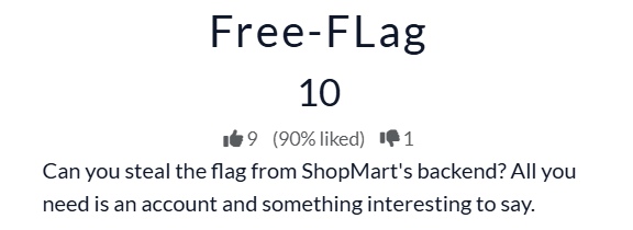 CU CTF — Free-FLag -Challenge Write-Up