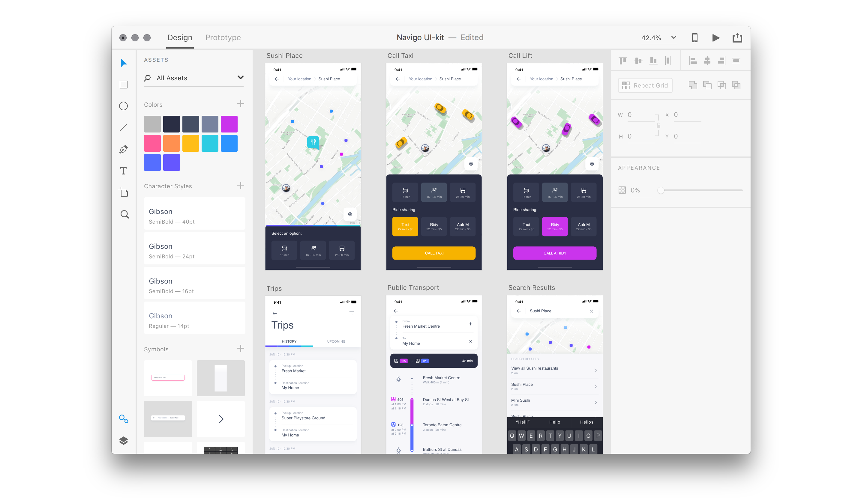 Managing Assets with Adobe XD. Curating and reusing colors, character… | by  Jonathan Pimento | Medium
