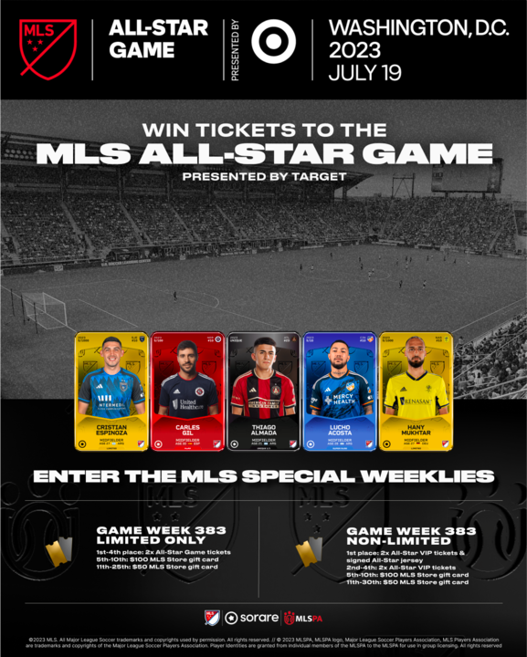MLS AllStar Special Weekly Competitions Win VIP ASG Tickets by
