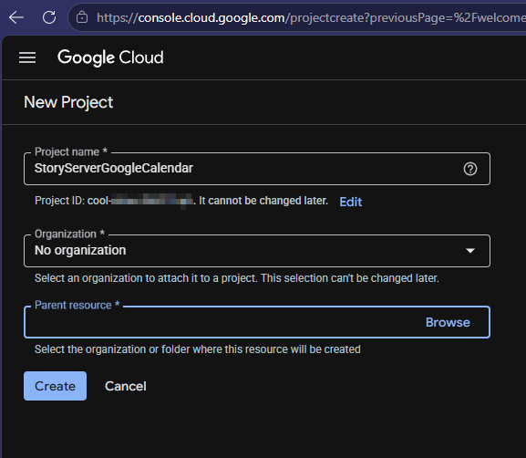 Syncing StoryServer to Google Calendar