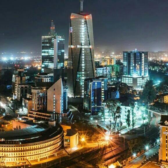 a picture of Nairobi's upperhill area at night. | by Marcel Ooko | Medium