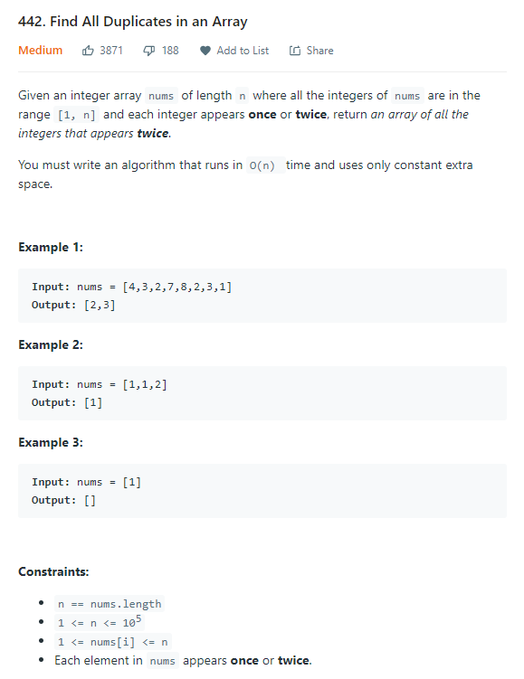 js-leetcode-find-all-duplicates-in-an-array-hamster-medium