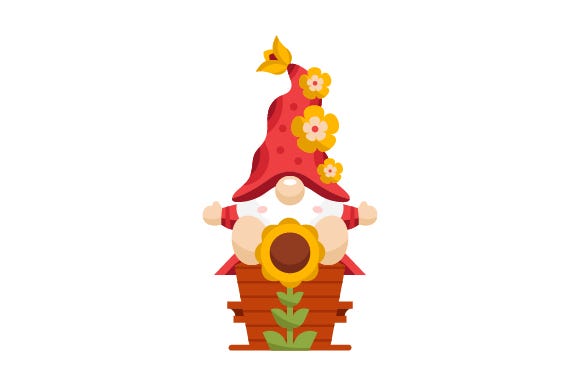 Spring Gnome (spring Svg & Crafts) 