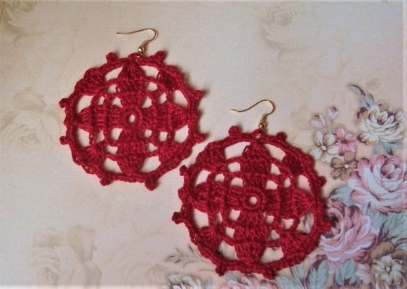 Alpana 4-petals Earrings Pattern