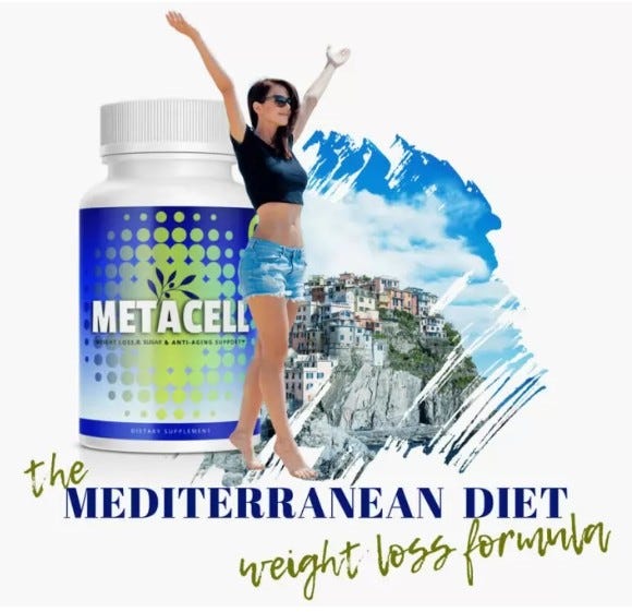 Mediterranean Diet Weight Loss Supplement and multiple health benefits