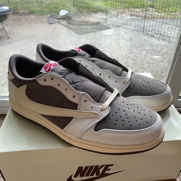 low top jordans red and white