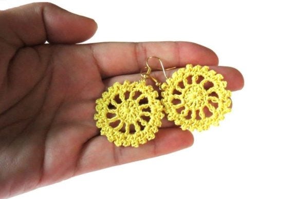 Cart Wheel Earrings