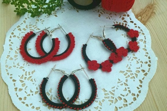 Hoop Earrings 3 in 1