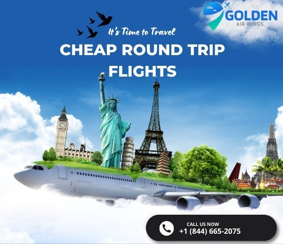 Cheap Round Trip Flights by Golden Air Wings by GOLDEN AIR WINGS