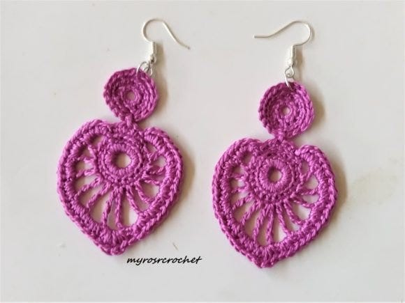 Cleo Earring Crochet Pattern