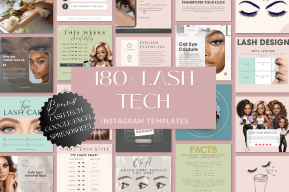 Instagram Templates Bundle Canva for Beauty Business