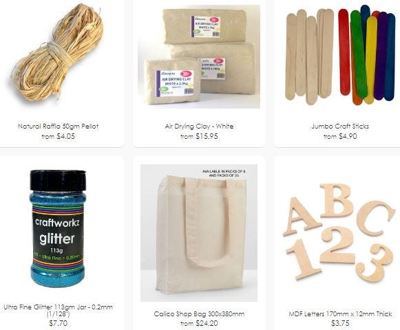 Affordable craft supplies deals