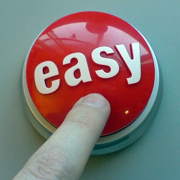 This is YOUR Easy Button. We all can get a good laugh out of the…, by  Kathryn Pond