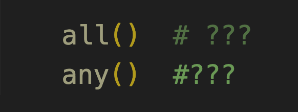 Simplify Your Code with Python’s any() and all() | by Manthan B Y ...