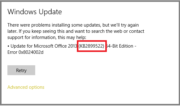 Microsoft Windows Update Error Code 0x8024002d | by Reethu Sweety | Medium