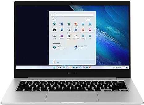 Samsung Galaxy Book Go 5G Laptop (256GB, 8GB RAM, Wi-Fi + 5G / 4G LTE) 14.0" Snapdragon 8cx Gen 2, GSM Unlocked Windows 11 Cellular Notebook w/ 180-Degree Hinge (Silver) (Renewed). || latest technology || viral || amazon || future technology || best samsung laptops 2024 .